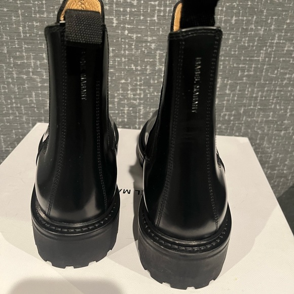 NIB Isabel Marant - Castay leather Chelsea boots Black - Picture 10 of 11